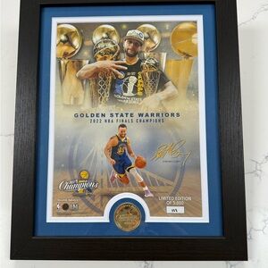 Golden State Warriors 2002 Final Champions Stephen Curry Coin Photo Mint
